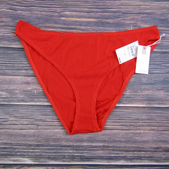 Good American NEW Womens 2XL Red Better Bikini Bottom Swim Beach Summer - Picture 3 of 10